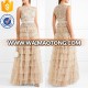 Tulle Tiered Embellished Gown For Ladies Manufacture Wholesale Fashion Women Apparel (T9151D)